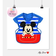 Baby Bibs Waterproof / Cute Design Bayi Bip / Washable Bibs / Detachable Baby Bib Foldable