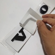 Trunk Badge Sticker Bright Black Emblem Rear Sticker For Volvo Polestar Rdesign XC90 XC40 XC60 V90 S