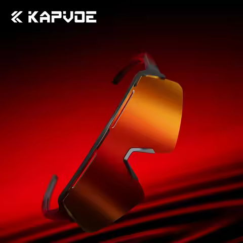 Kapvoe New Cycling Glasses High Define Color Lens Men Women Bike Goggles Sports Eyewear Running Hiki