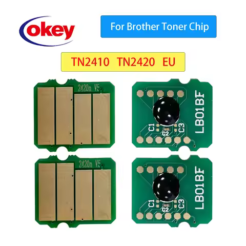 5pcs TN2410 TN2420 Toner Chip for Brother MFC-L2750DW L2730DW L2710DW L2710DN HL-L2375DW L2370DN L23