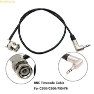 Doublebuy 3 5mm to BNC Timecodes Cable for Effortlessly Syncs Your Camera for C300 500F55