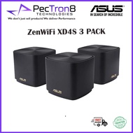 ASUS ZENWIFI XD4S AX1800 2 Pack / 3 Pack Whole Home Mesh WiFi System - Black