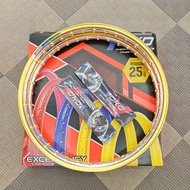 วงล้อ YOKO EXR RINGO 1 (ยกขอบ) 1.20  1.40 ขอบ 17 สีทองอ่อน ซี่ลวด (หน้า/หลัง)