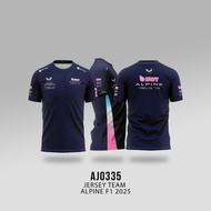 TEXAS Jersey F1 Alpine Team 2025 AJ0335 | Motorsport Racing Premium T-Shirt