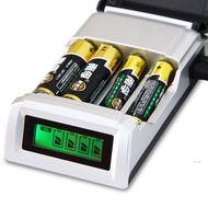 Smart Quick LCD Rechargeable Battery Charger Adapter Batteries AA AAA 2A 3A