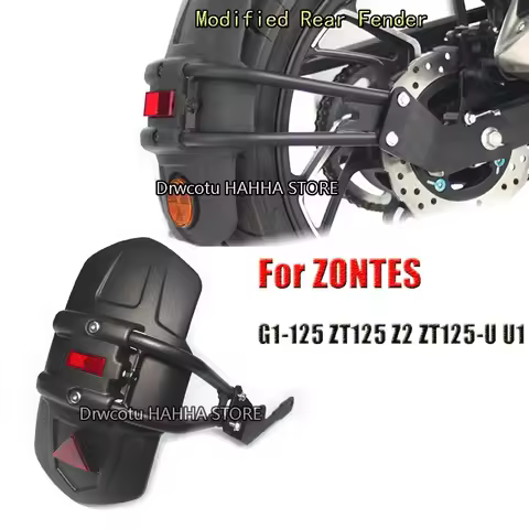 For ZONTES G1-125 ZT125 Z2 ZT125-U U1 Motorcycle Rear Fender Modified Mudguard Wheel Mudguard Splash