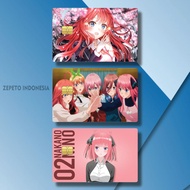 21-40 STICKER CARD THE QUINTESENTIAL QUINTUPLETS CHARACTERS QJIAU/P76RZ/ COVER ATM CARD ANIME THE QU