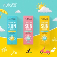 (Official Agent) Nuface Sunscreen Cover Me Sun Shield Spf 50 PA++++ 30 PA++++