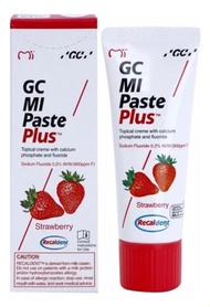 Aq Mi Paste Plus Recaldent Strawberry Flavor Gc 1b3