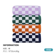 Khăn Mặt Cotton Nguyên Chất Pure Cotton Grace Face Wash Bathing Men Women Home Use Absorbent Soft La