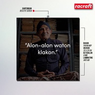 HIASAN DINDING Walldecor l Javanese Wall Decoration alon alon waton Horn