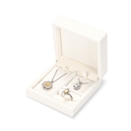 Oirlv Jewelry Box Wedding Necklace Ring Multifunctional Gift Box Portable Travel Jade Gold Storage B