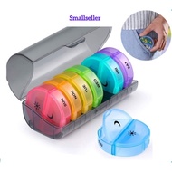 Pill Box Seven Days BD AM Pm Weekly Twice Daily