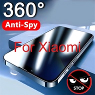 360 Degree Anti-Spy Tempered Glass for Xiaomi 10i 10T Pro 8 10 Lite Max3 CC9 9 Premium Privacy Prote