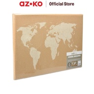 Cork Board Peta Dunia Pin Board Papan Display Soft Board Alat Presentasi Perlengkapan Kantor Mading 