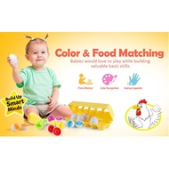 [ĐỒ CHƠI GIÁO DỤC HOT] TRÒ CHƠI TRỨNG MATCHING EGGS - SET TRỨNG GHÉP ĐÔI