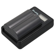 Probty 1Pcs 7.4V 2600mh BP-511 BP 511 BP511 Battery + LCD USB Charger for Canon EOS 40D 300D 5D 20D 