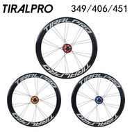 TIRALPRO Folding Bike 53cm 1162 67cm 406 451 High Frame Knife Rim Wheel Set Disc Brake Popular Line 