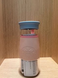 韓國星巴克粉藍色塑膠保溫瓶 473ml