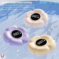 ANEMONE Baby Bath Thermometer, Three-color Reminder Flower Shaped Digital Water Temperature Meter, F