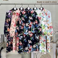 HOT DEALS BLOUSE HINATA BY LAQUE STORE BAJU LABUH / KEMEJA LABUH MUSLIMAH BERCORAK P.7 MATERIAL MOSC