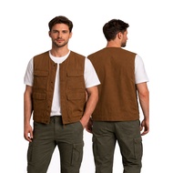 Adult Woven Vest Vest/ Men's and Women's Vest/ Sleeveless Vest/ Utility Vest/ Vest for Men