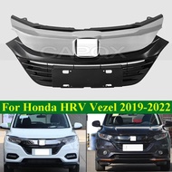 CAPQX Front Bumper Grill Mask Radiator Grille For HONDA HR-V HRV VEZEL 2019-2022 Medium Net Racing G