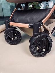 2入組嬰兒手推車防塵輪罩,手推車前輪用的通用防髒防塵罩
