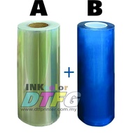 Uv Dtf AB 100 meter , Film Roll Crystal Label Sticker For Uv Printer Universal Printing Film Sticker