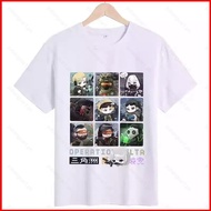 YB1 Delta Force Cosplay cloth summer T-shirt Anime Short Sleeve Top BY1