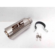 Silencer SC project Racingknalpot inlet 50mm sc project exhaust sc project