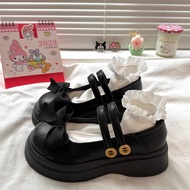 Ya zhou dài cô gái giày da đế mềm Lolita Giày công chúa Bow JK giày đơn