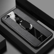 LANLIN For OPPO A3s Phone Case Shockproof Armor Car Magnetic Ring Stand Phone Cover with Holder For