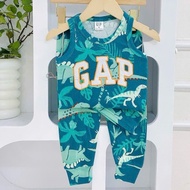 Printed Boy Embroided Sando & Jogger Pants (1-5 y/o)