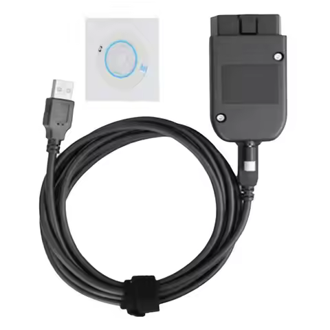 HEX V2 VAG USB Scanner Cable V24.7 V23.3 ATMEGA162 FT23 5054 V23.11 OBD2 Diagnostic Tool For VW For 