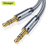 ESSAGER 3.5mm AUX Cable Audio Male to Male Adapter Braid 1.2M - EYP35-DY0G