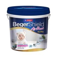 สีน้ำทาภายใน ชนิดกึ่งเงา BEGER BEGERSHIELD AIRFRESH ULTRA สีขาว BASE A 2.5 แกลลอน (1285786)