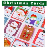 4pcs Christmas cards greeting cards gift card Xmas