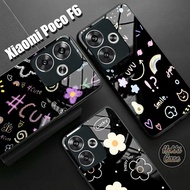 Case poco F6 - Softcase Glass poco F6 Premium - Casing poco F6 - Silicone poco F6 - Softcase F6 [257