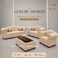 SOFA SHELL DESIGN (MODERN) 3 SEATER / 2 SEATER / 1 SEATER / COFFEE TABLE