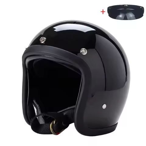 Korea Japanese Style Retro TT&COCASCOS 500TX Helmet Low Profile Motorcycle Open Face Helmet Style Sm
