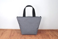 【簡約灰】手提袋 / 防水 保溫保冷 ykk拉鍊 防潑水便當袋 環保袋