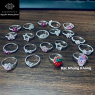 1.25-1.6cm, silver ring, small size for pinky finger, ring for girls,