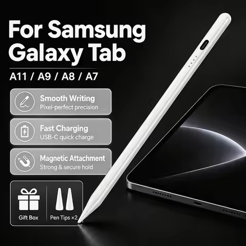Stylus Pen for Samsung Galaxy Tab A9+ A8 A7 Lite S9FE S6Lite, Android Tablet Capacitive Stylus for S