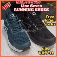 [ MELODY729 ] L7 S-2759 Line7 Men Jogging Running Shoes / Casual Sport Shoes / Kasut Sukan Lelaki Li