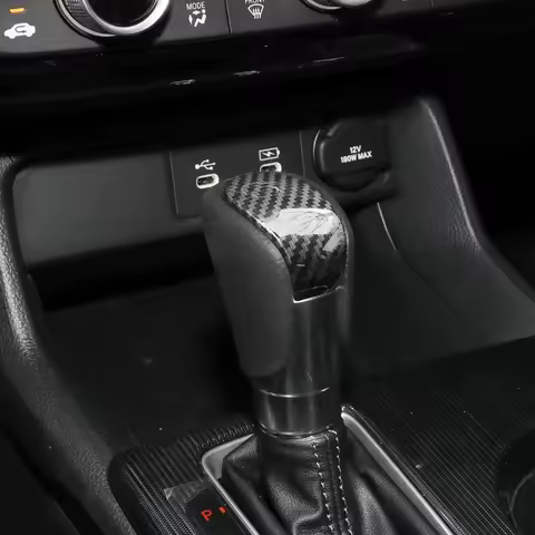 Gear Shift Knob Cover for Honda Fit Jazz GR GS City GN2 20-24 Accord 10th 11th 18-24 HR-V 21-24 AT S