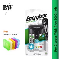 Energizer Pro Charger With 4 Pcs AA 2000 mAh Rechargeable Battery