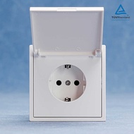 European Standard European Standard Socket 80 Type German Socket with Cover Anti-dust 16A 250V Germa