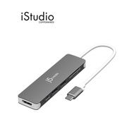 J5 6-in-1 USB-C to 4K HDMI PD 3.0 100W Multi-Port Hub | iStudio by copperwired.