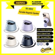 REMAX RB-MB02 Wireless Magnetic Portable Speaker Container Design Bluetooth-Compatible Stereo Loudsp